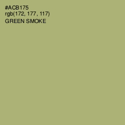 #ACB175 - Green Smoke Color Image
